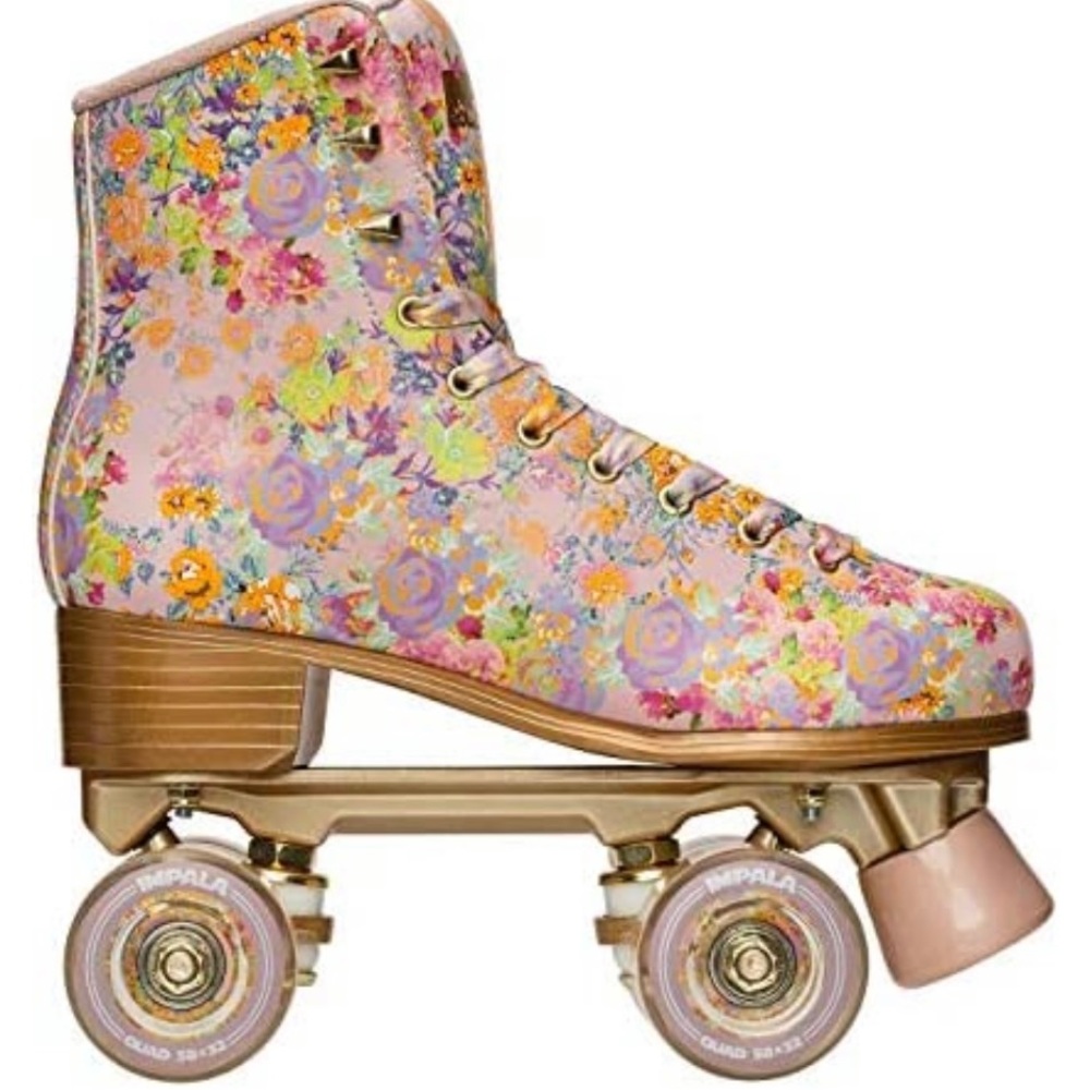 Floral Roller Skates